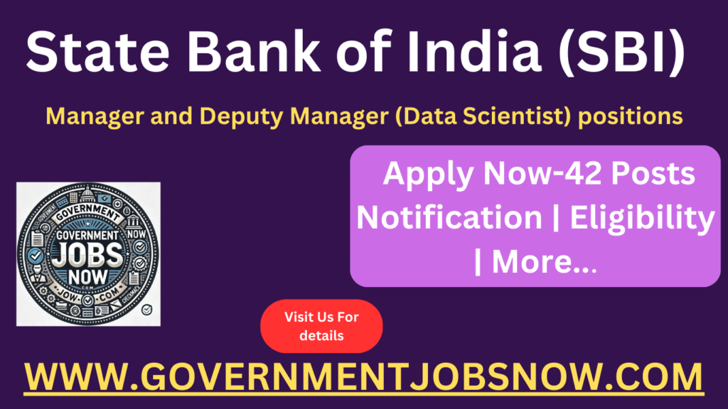 SBI Manager, Deputy Manager Recruitment 2025