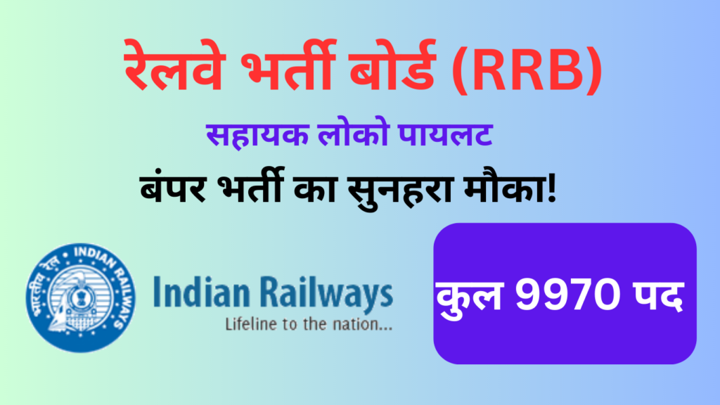 Assistant Loco Pilot Recruitment 2025