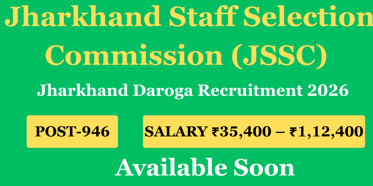 Jharkhand Daroga Recruitment 2026