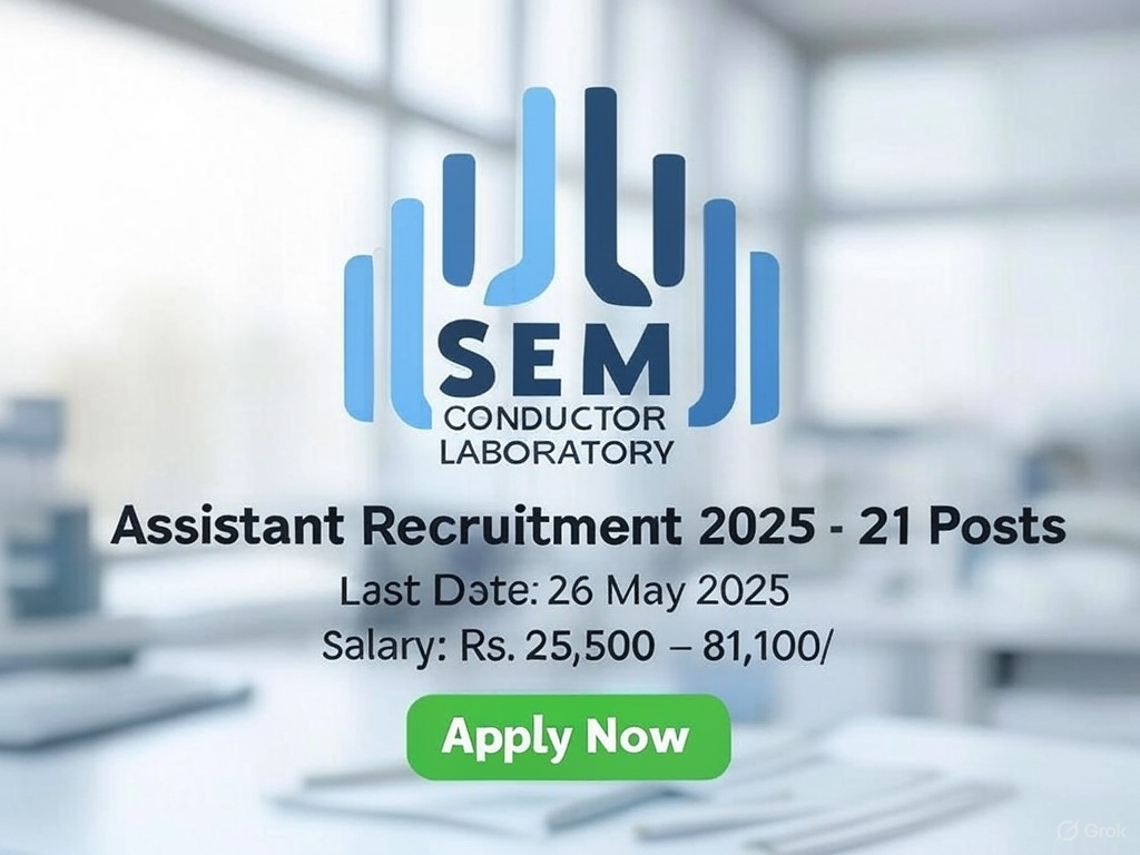 SCL Assistant Recruitment 2025-Apply online for 21 Posts. 1 SCL Assistant Recruitment 2025