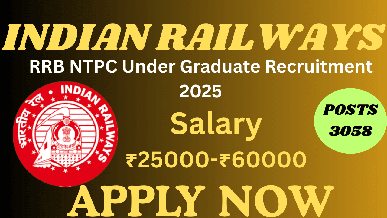 RRB NTPC Under Graduate Recruitment 2025