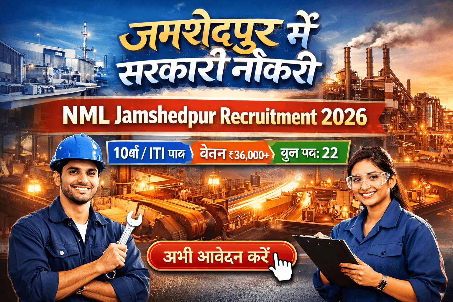 NML Jamshedpur Recruitment 2026