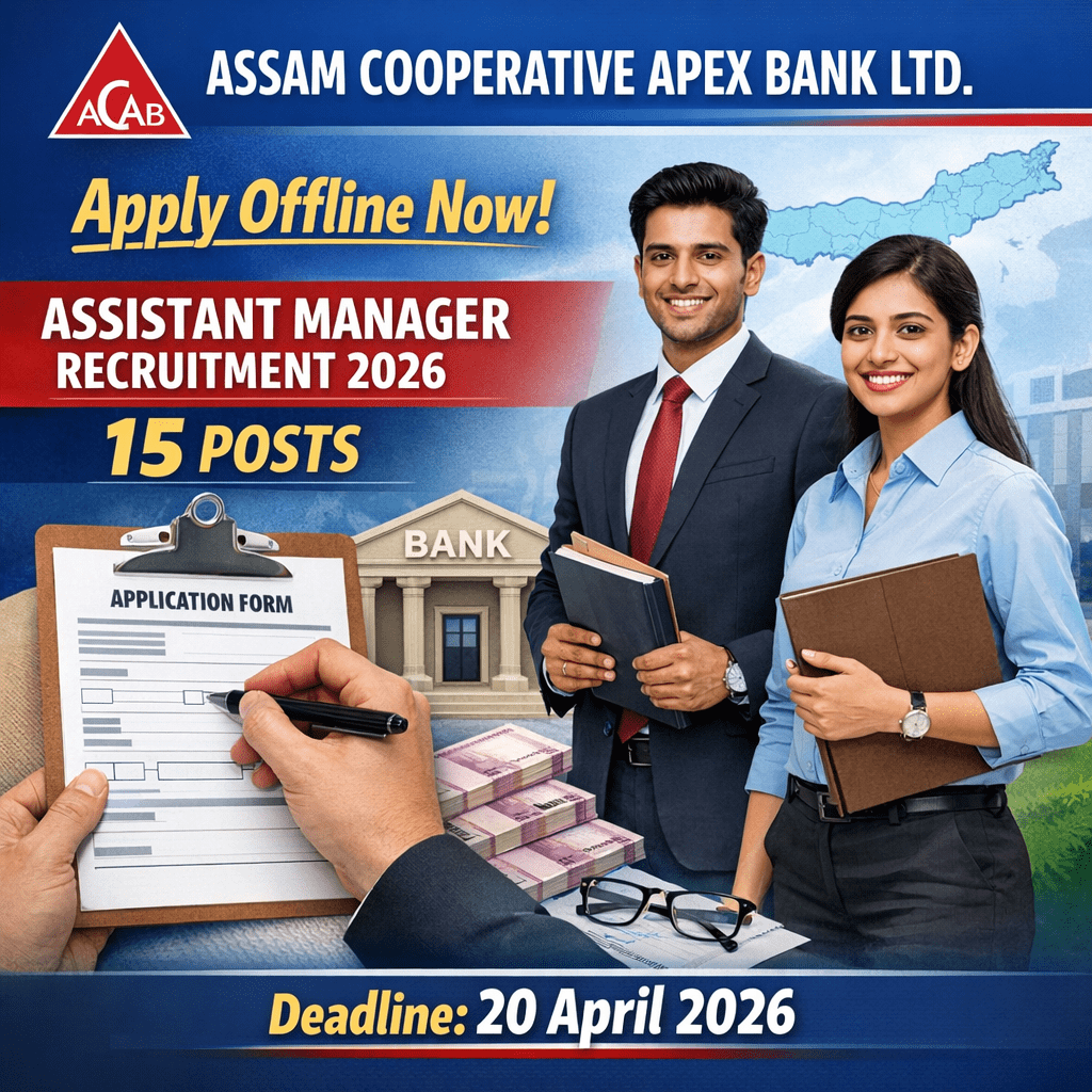 Assam Cooperative Apex Bank Assistant Manager Recruitment 2026 