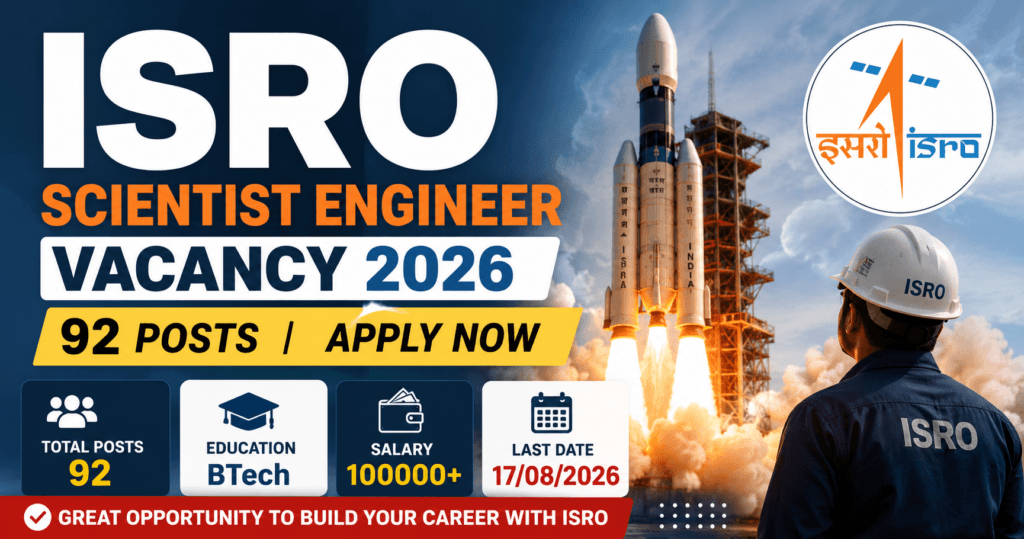 ISRO scientist engineer vacancy 2026
