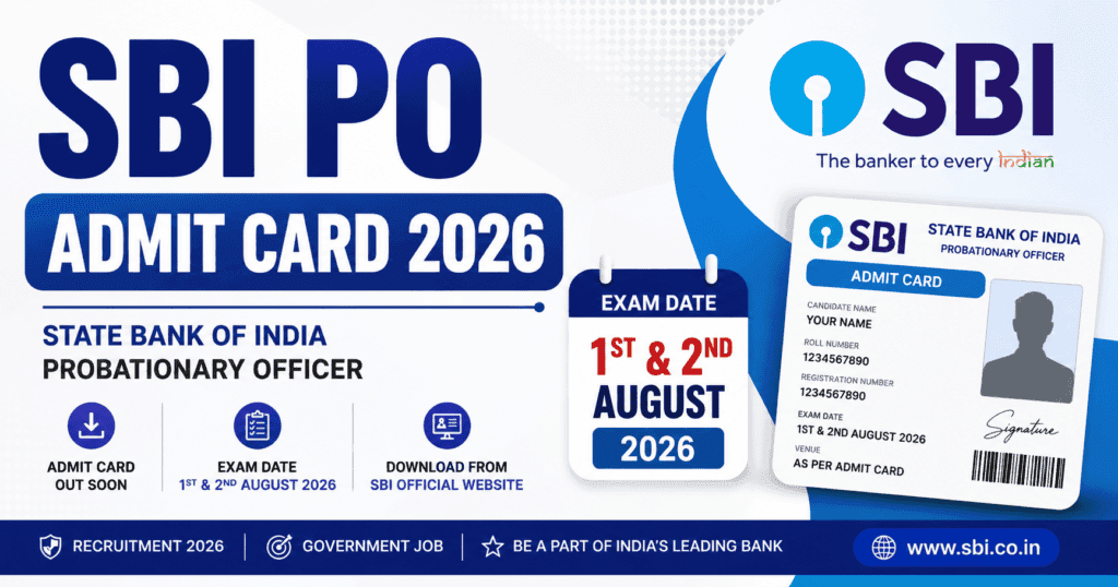 SBI PO Admit Card 2026